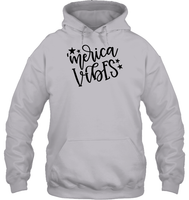 Merica Vibes 4th Of July Shirt Unisex Heavyweight Pullover Hoodie