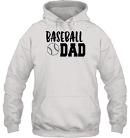 Baseball Dad Shirt Unisex Heavyweight Pullover Hoodie With Baseball