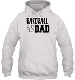 Baseball Dad Shirt Unisex Heavyweight Pullover Hoodie With Baseball