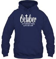 October Birthday Month Unisex Heavyweight Pullover Hoodie