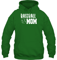 Baseball Mom Shirt Unisex Heavyweight Pullover Hoodie With Baseball