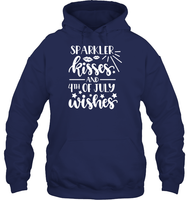 Sparkler Kisses 4th Of July Shirt Unisex Heavyweight Pullover Hoodie