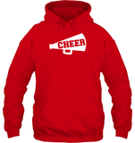 Cheer T Shirt Unisex Heavyweight Pullover Hoodie