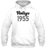 1955 Retro Vintage Birth Year Blast Unisex Heavyweight Pullover Hoodie