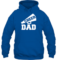 Cheer Dad With Megaphone Unisex Heavyweight Pullover Hoodie