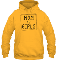 Mom Of Girls Family Shirt Unisex Heavyweight Pullover Hoodie