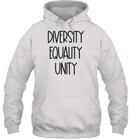 Diversity Equality Unity Shirt Unisex Heavyweight Pullover Hoodie