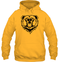 Angry Bear Shirt Unisex Heavyweight Pullover Hoodie