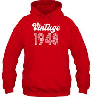 1948 Retro Vintage Birth Year Blast Unisex Heavyweight Pullover Hoodie