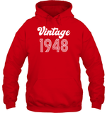 1948 Retro Vintage Birth Year Blast Unisex Heavyweight Pullover Hoodie