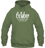 October Birthday Month Unisex Heavyweight Pullover Hoodie