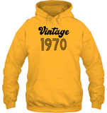 1970 Retro Vintage Birth Year Blast Unisex Heavyweight Pullover Hoodie