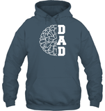 Cheer Dad With Pom Pom Unisex Heavyweight Pullover Hoodie