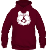 Cool Grizzly Bear Shirt Unisex Heavyweight Pullover Hoodie