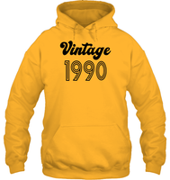 1990 Retro Vintage Birth Year Blast Unisex Heavyweight Pullover Hoodie
