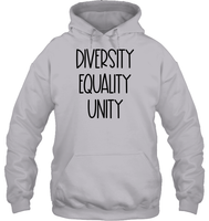 Diversity Equality Unity Shirt Unisex Heavyweight Pullover Hoodie