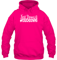 First Downs & Touchdowns Shirt - Score Big in Style! Unisex Heavyweight Pullover Hoodie
