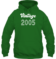 2005 Retro Vintage Birth Year Blast Unisex Heavyweight Pullover Hoodie