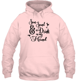 Sun Sand & A Drink In My Hand Bachelorette Unisex Heavyweight Pullover Hoodie For Women
