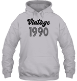 1990 Retro Vintage Birth Year Blast Unisex Heavyweight Pullover Hoodie