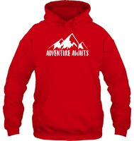 Adventure Awaits Unisex Heavyweight Pullover Hoodie