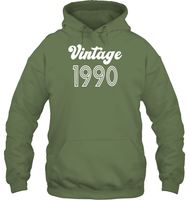 1990 Retro Vintage Birth Year Blast Unisex Heavyweight Pullover Hoodie