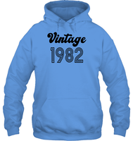1982 Retro Vintage Birth Year Blast Unisex Heavyweight Pullover Hoodie
