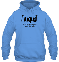 August Birthday Month Unisex Heavyweight Pullover Hoodie