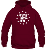 Mama Bear Family Shirt Unisex Heavyweight Pullover Hoodie