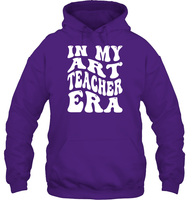 In My Art Teacher Era School Shirt Unisex Heavyweight Pullover Hoodie