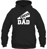 Cheer Dad With Megaphone Unisex Heavyweight Pullover Hoodie
