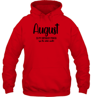 August Birthday Month Unisex Heavyweight Pullover Hoodie