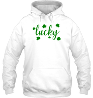Lucky St Patrick's Day Shirt Unisex Heavyweight Pullover Hoodie