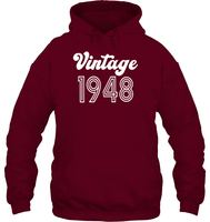 1948 Retro Vintage Birth Year Blast Unisex Heavyweight Pullover Hoodie