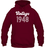 1948 Retro Vintage Birth Year Blast Unisex Heavyweight Pullover Hoodie