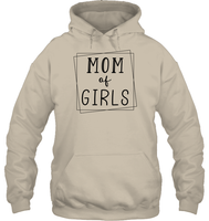 Mom Of Girls Family Shirt Unisex Heavyweight Pullover Hoodie
