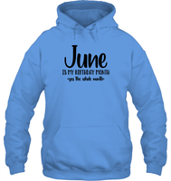 June Birthday Month Unisex Heavyweight Pullover Hoodie