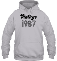 1987 Retro Vintage Birth Year Blast Unisex Heavyweight Pullover Hoodie