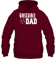 Baseball Dad Shirt Unisex Heavyweight Pullover Hoodie With Baseball