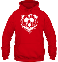 Cool Grizzly Bear Shirt Unisex Heavyweight Pullover Hoodie