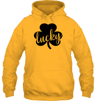 Lucky St Patrick's Day Shirt Unisex Heavyweight Pullover Hoodie
