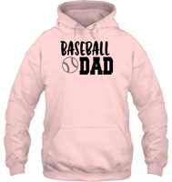 Baseball Dad Shirt Unisex Heavyweight Pullover Hoodie With Baseball