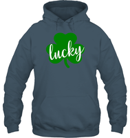 Lucky St Patrick's Day Shirt Unisex Heavyweight Pullover Hoodie