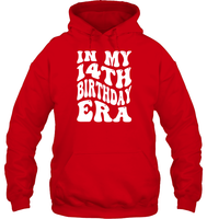 In My 14th Birthday Era Birthday Shirt Unisex Heavyweight Pullover Hoodie