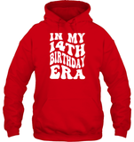 In My 14th Birthday Era Birthday Shirt Unisex Heavyweight Pullover Hoodie