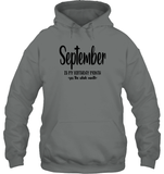 September Birthday Month Unisex Heavyweight Pullover Hoodie