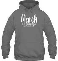 March Birthday Month Unisex Heavyweight Pullover Hoodie