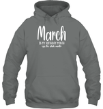 March Birthday Month Unisex Heavyweight Pullover Hoodie