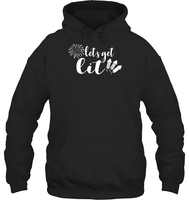 Let's Get Lit 4th Of July Shirt Unisex Heavyweight Pullover Hoodie