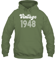 1948 Retro Vintage Birth Year Blast Unisex Heavyweight Pullover Hoodie